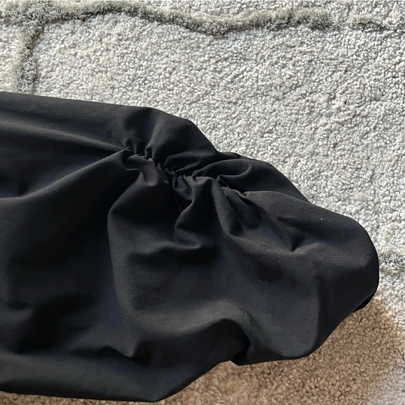 Torrid Black Blazer Jacket 3/4 Length Ruched Sleeves 6X - Picture 4 of 9